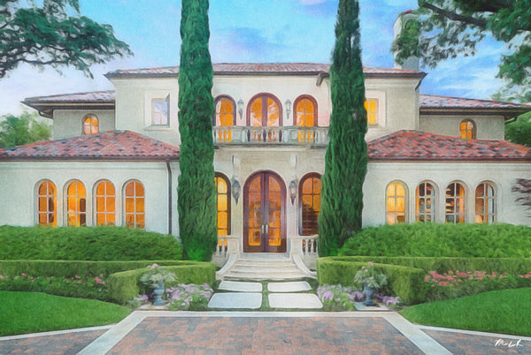 WaterColor a Home or Landscape