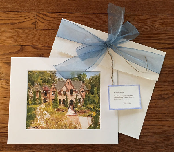 WaterColor a Home or Landscape